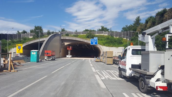 A1 Tunnel Liefering Baustelle
